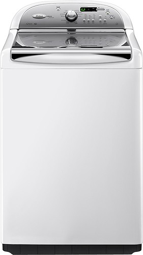  Whirlpool - Cabrio 4.6 Cu. Ft. 13-Cycle High-Efficiency Top-Loading Washer - White