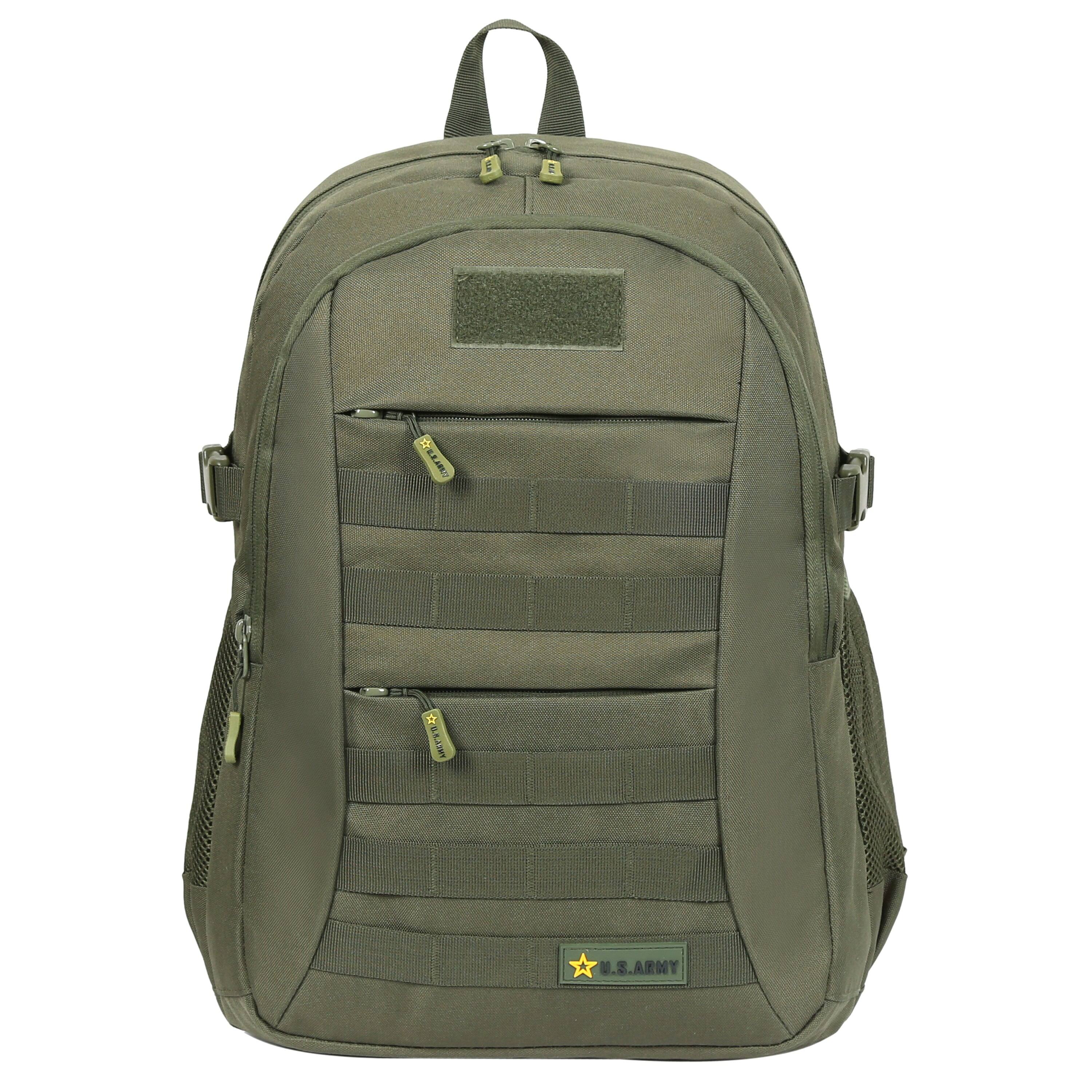 Alt View 2. US Army - ZULU Tactical Laptop Backpack - TACTICAL GREEN.
