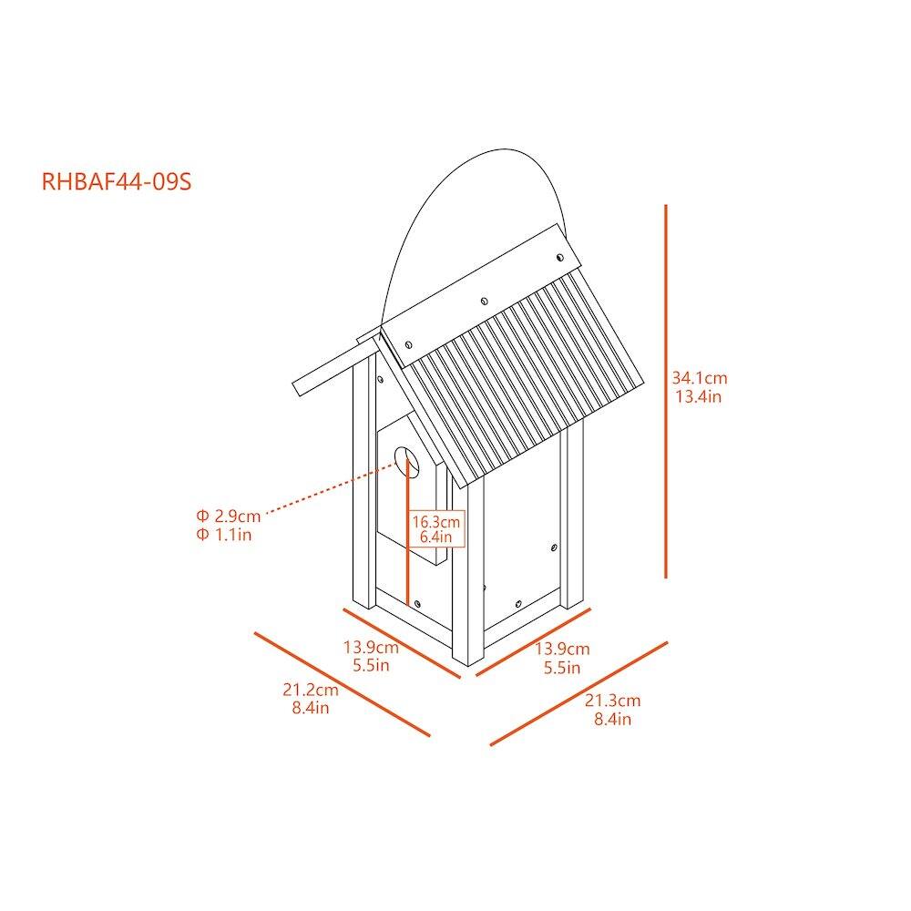 RHBAF44-09S  
34.1cm (13.4in)  
2.9cm (1.1in)  
16.3cm (6.4in)  
13.9cm (5.5in)  
21.2cm (8.4in)  
13.9cm (5.5in)  
21.3cm (8.4in)