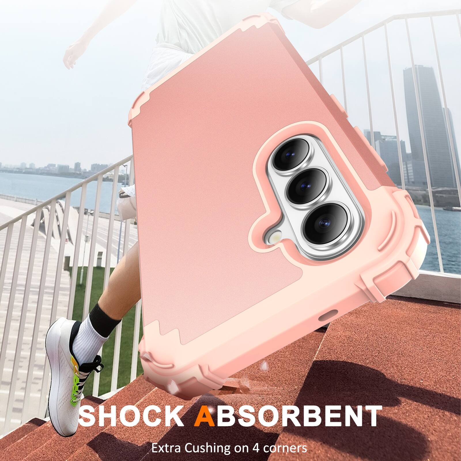 SHOCK ABSORBENT  
Extra Cushioning on 4 corners