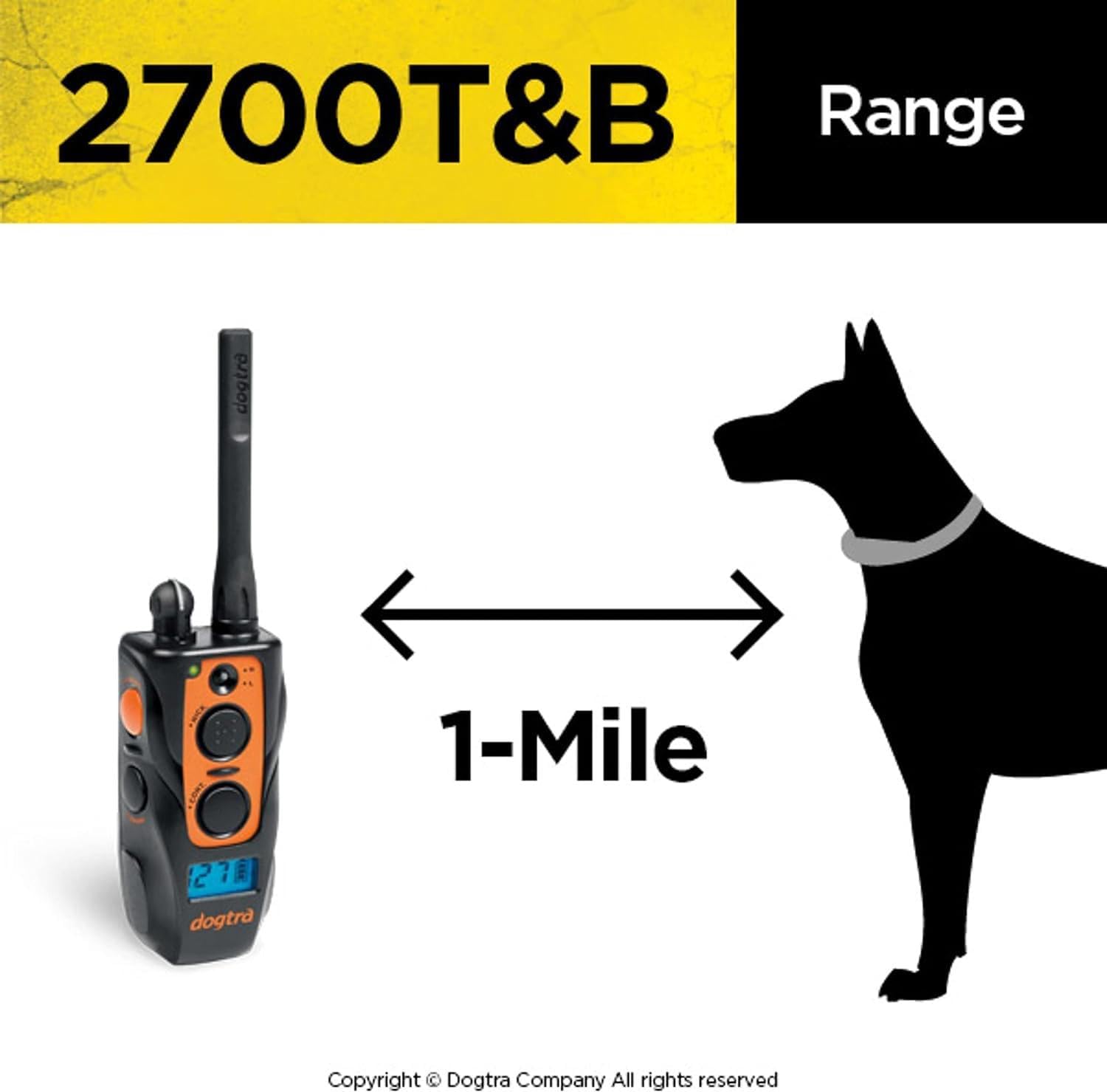 2700T&B Range  
dogtra 7n  
1-Mile  
27  
dogtra  
Copyright © Dogtra Company All rights reserved