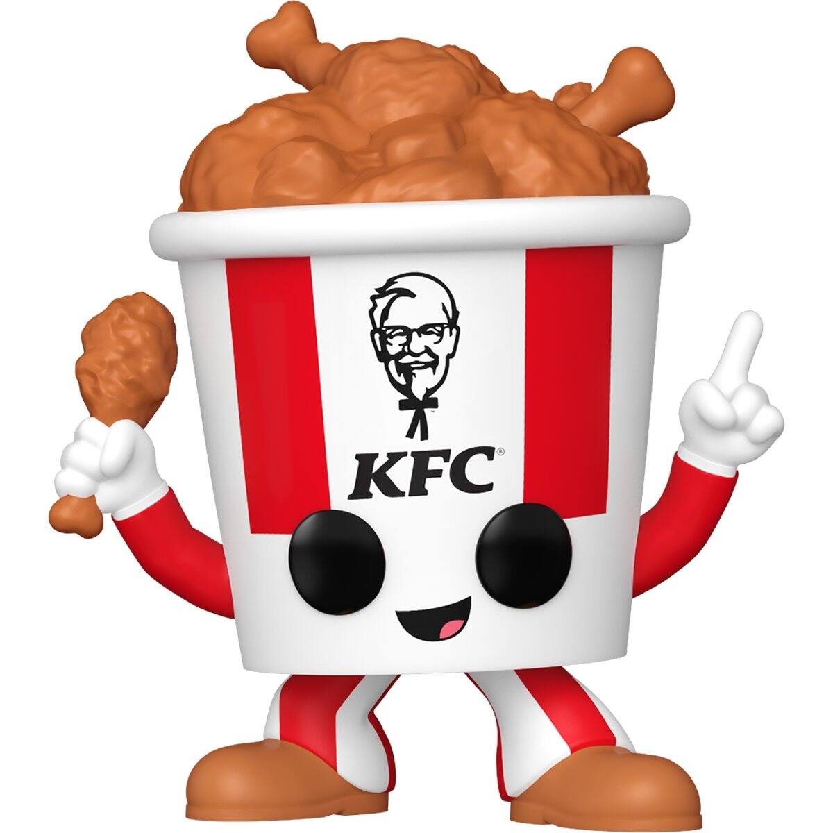 Angle. Funko - Funko POP! Ad Icons:KFC - Disco Bucket (Kentucky Fried Chicken)   - COLLECTIBLES - Multicolor.