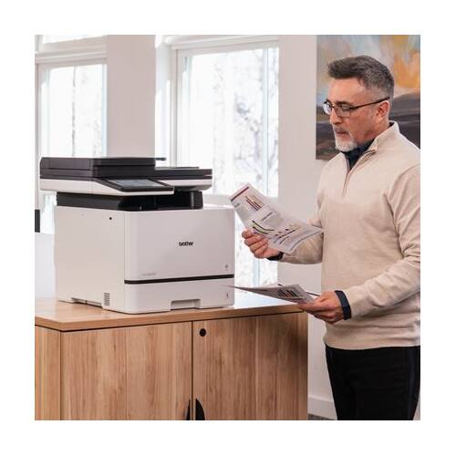 Back. Brother - Brother MFC-L8930CDW Business Color Laser All-in-One Printer and Toner Bundle.