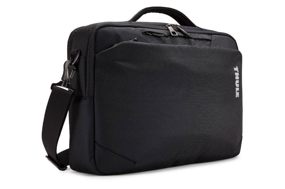 Alt View 2. Thule - Subterra Laptop Bag 15.6-inch Laptop 10.1-inch Tablet Organizer Trolley Sleeve Nylon Model TSSB-316B - Black.