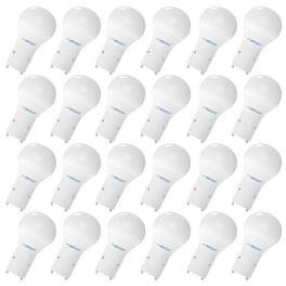 VIRIBRIGHT - 60-Watt EQ A19 GU24 LED Light Bulb, 2700K Warm White (24-Pack) - 2700