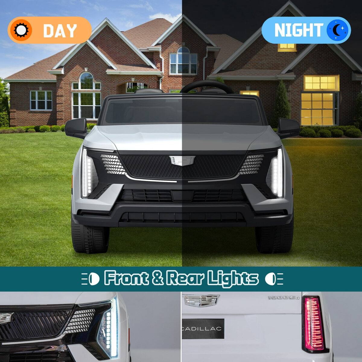 DAY NIGHT  
Front & Rear Lights  
CADILLAC