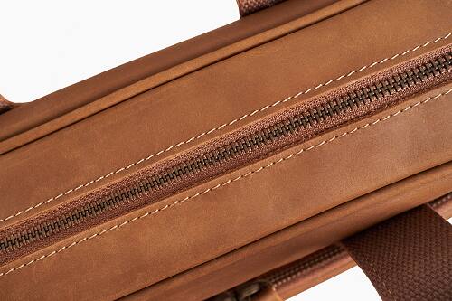 Alt View 8. Luxorro - Leather Laptop Bag for me. Fits 15" Laptops - Light Brown.