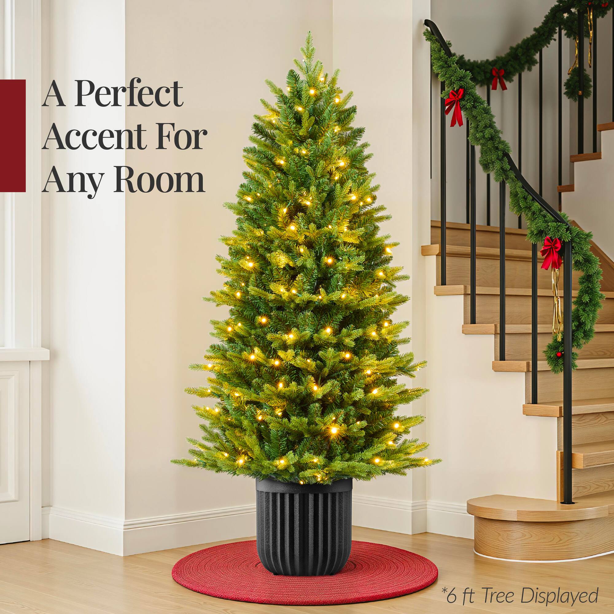 A Perfect Accent For Any Room  
*6 ft Tree Displayed