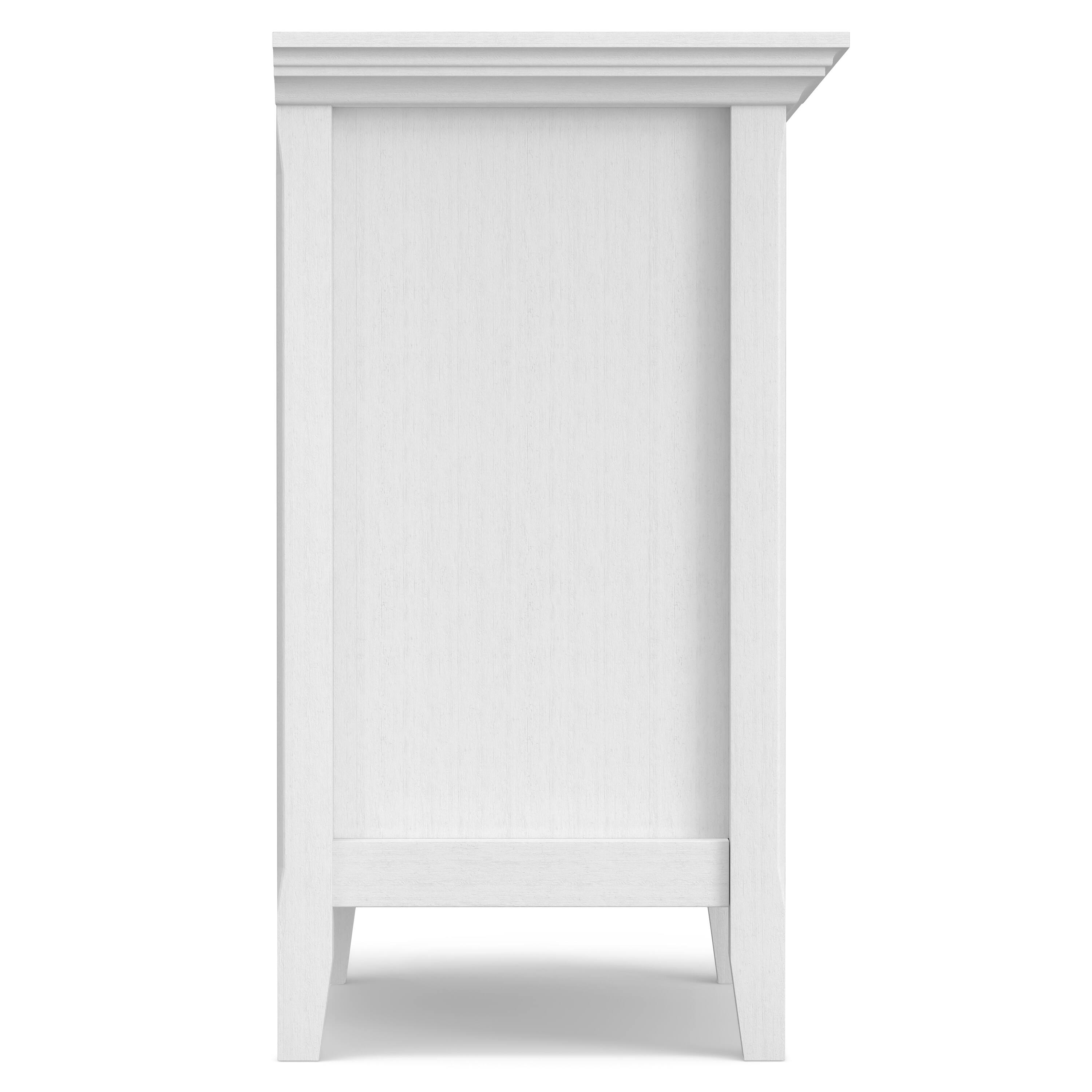 Alt View 1. Simpli Home - Amherst 24 inch Bedside Table (Set of 2) - White.