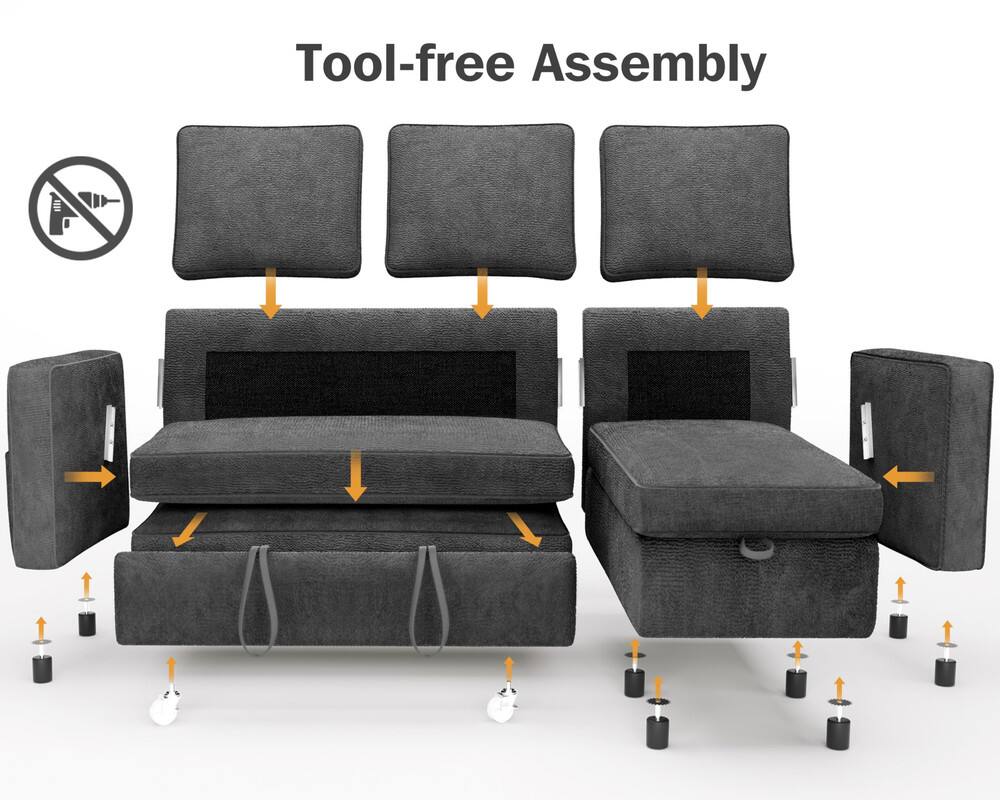 Tool-free Assembly