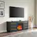 Alt View Zoom 1. Camden&Wells - Greer Log Fireplace TV Stand for Most TVs up to 65" - Black Grain.