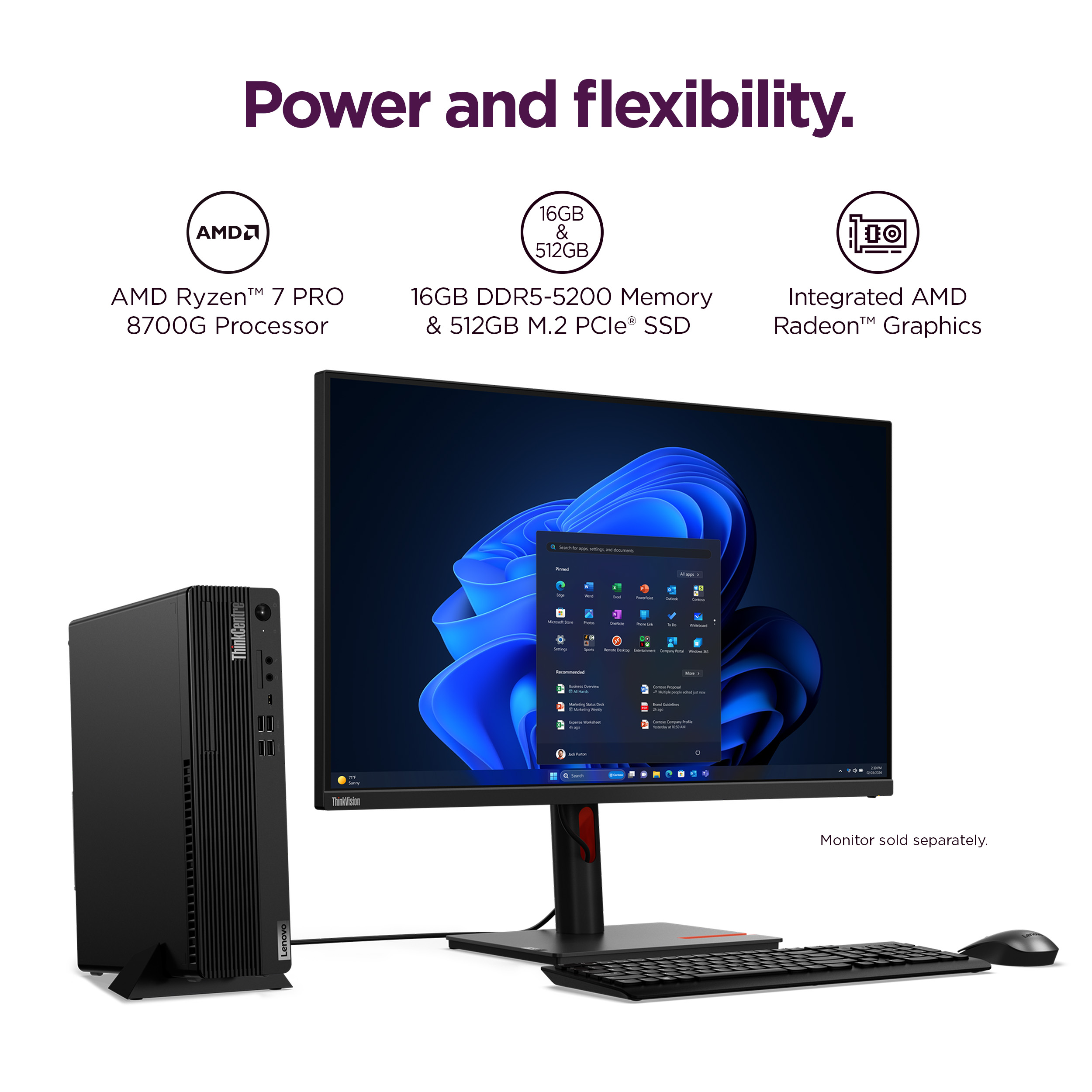 Lenovo ThinkCentre M75s Ryzen7 5750 WiFi Lenovo ThinkCentre M75s-1