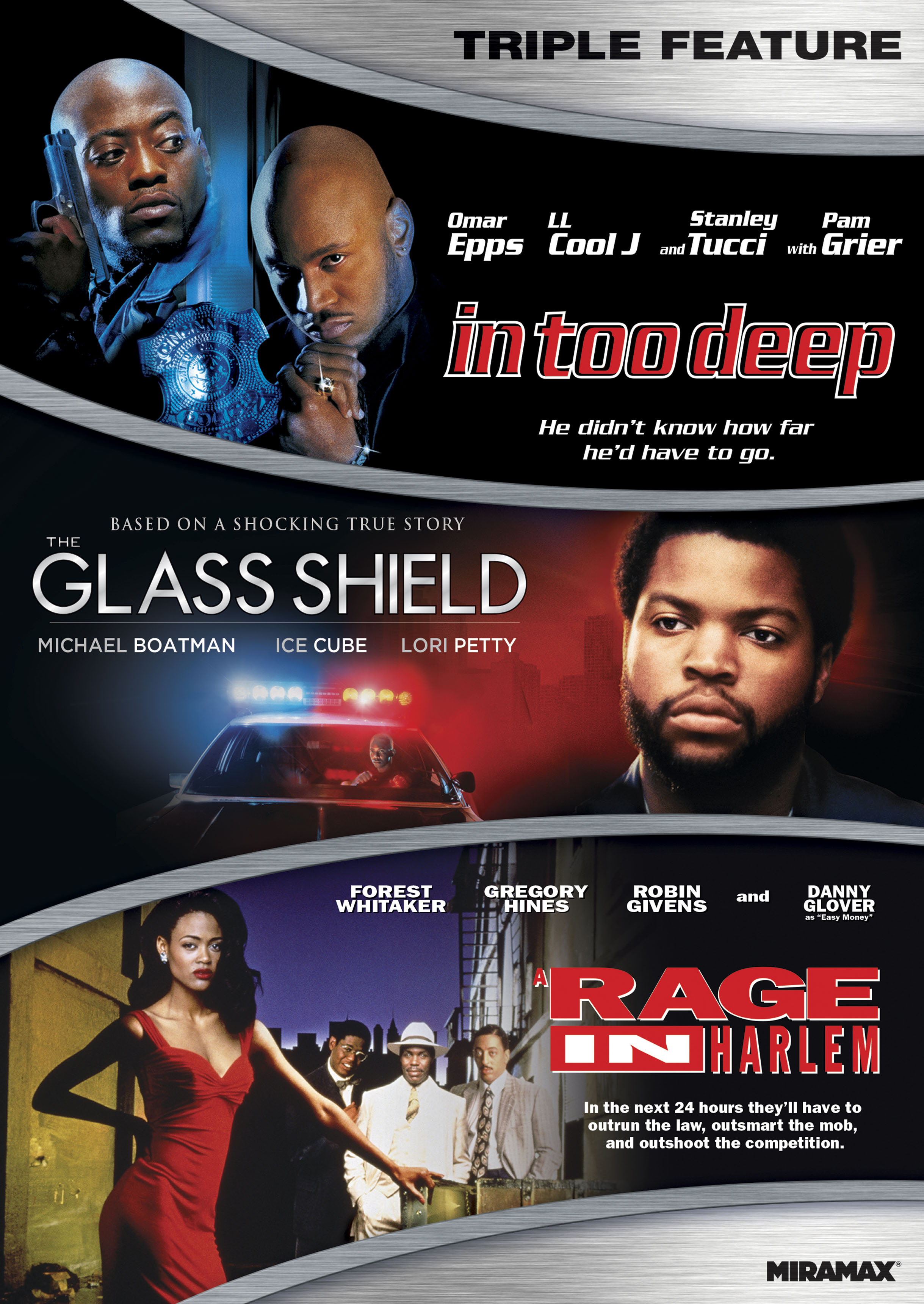 Urban Triple Feature: In Too Deep/The Glass Shield/Rage in Harlem [DVD] -  Best Buy