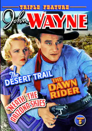 Front. John Wayne Triple Feature, Volume 5 (The Desert Trail - DVD.
