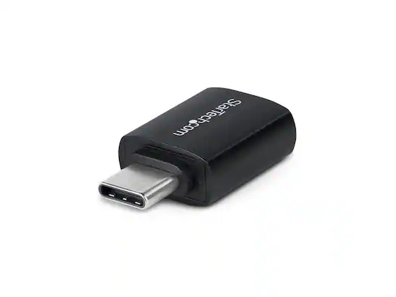 Front. StarTech.com - StarTech USB-C to USB-A Adapter, 5Gbps, Compact Metal, M/F - USB31CAADGCP.