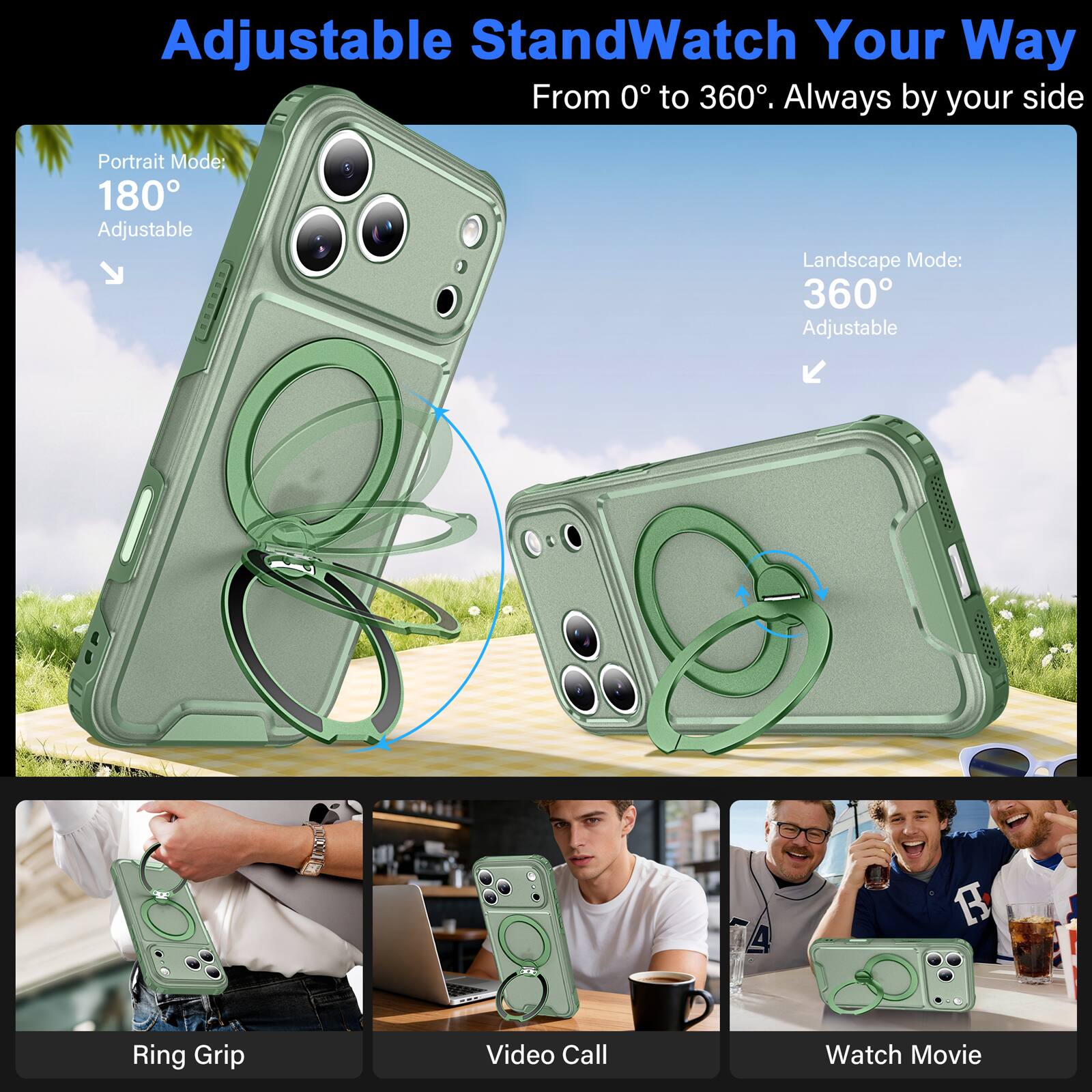 UUCOVER Magnetic Case for Apple iPhone 18 Pro Max,Shockproof TPU+PC ...