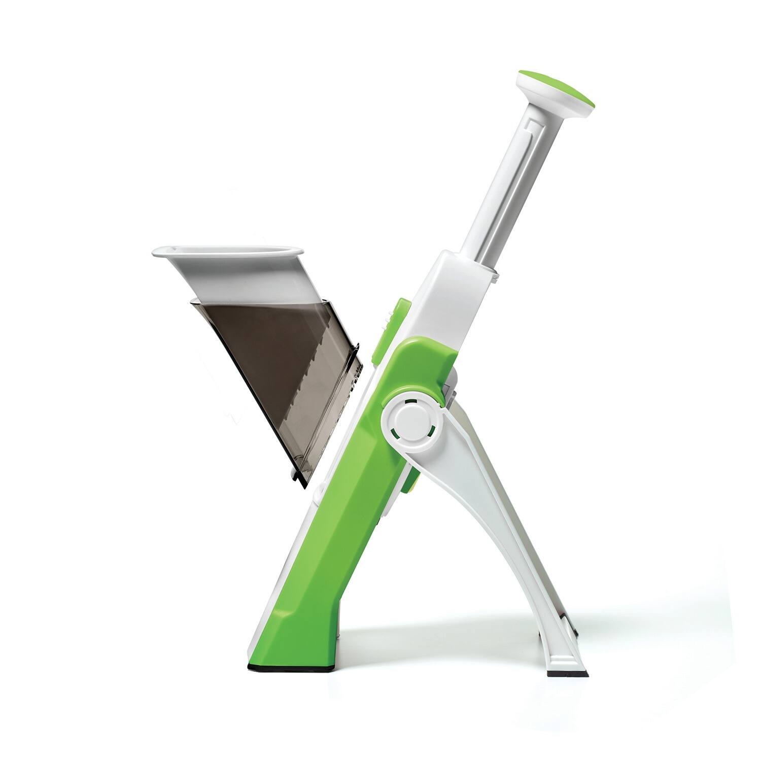 Alt View 2. Starfrit - Pump'N'Slice Chopper and Slicer - White.