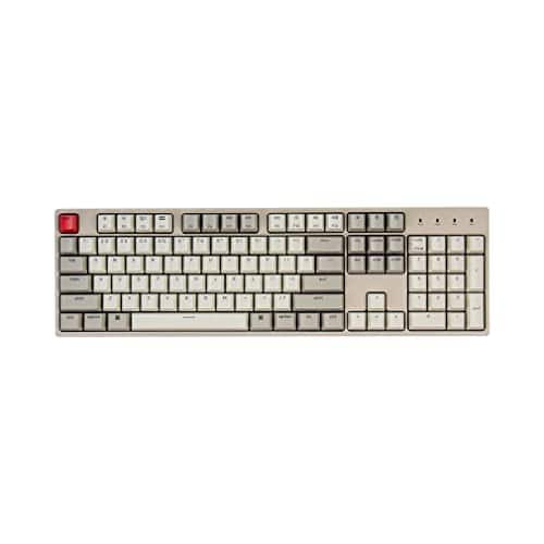 Reds Spade - C2 Full Size Wired Mechanical Compatible With Abs Retro Color Keycaps Gaming For Windows c Type c Braid Cable - Keychron Red Switch