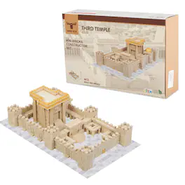 Wise Elk - Third Temple Model Mini Brick Architecture Kit, 1700 pcs - Multicolor