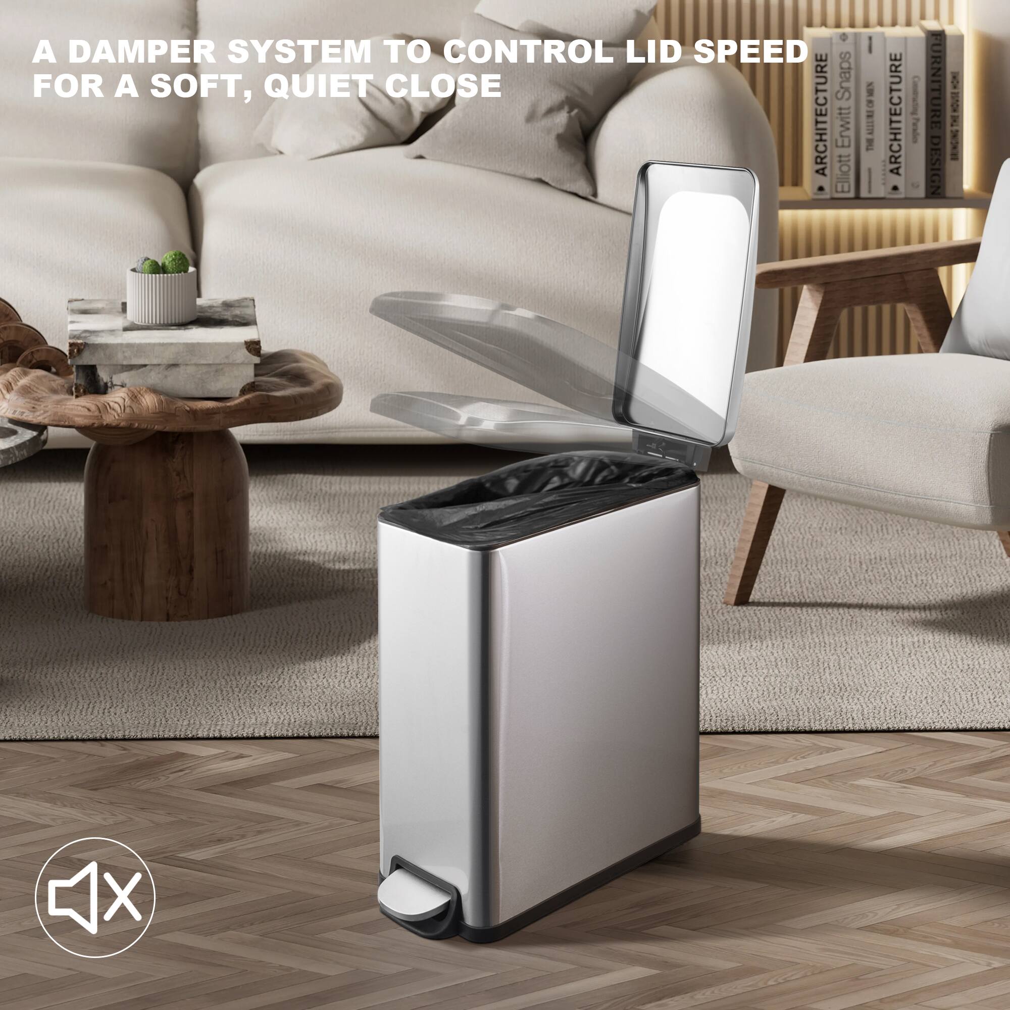 A DAMPER SYSTEM TO CONTROL LID SPEED FOR A SOFT, QUIET CLOSE
Snaps ARCHITECTURE Elliott Erwitt I i  NBOT B  7 RAREE ARCHITECTURE Communing.Pe I t FURNITURE DESIGN O HOUTE F BENGNG X