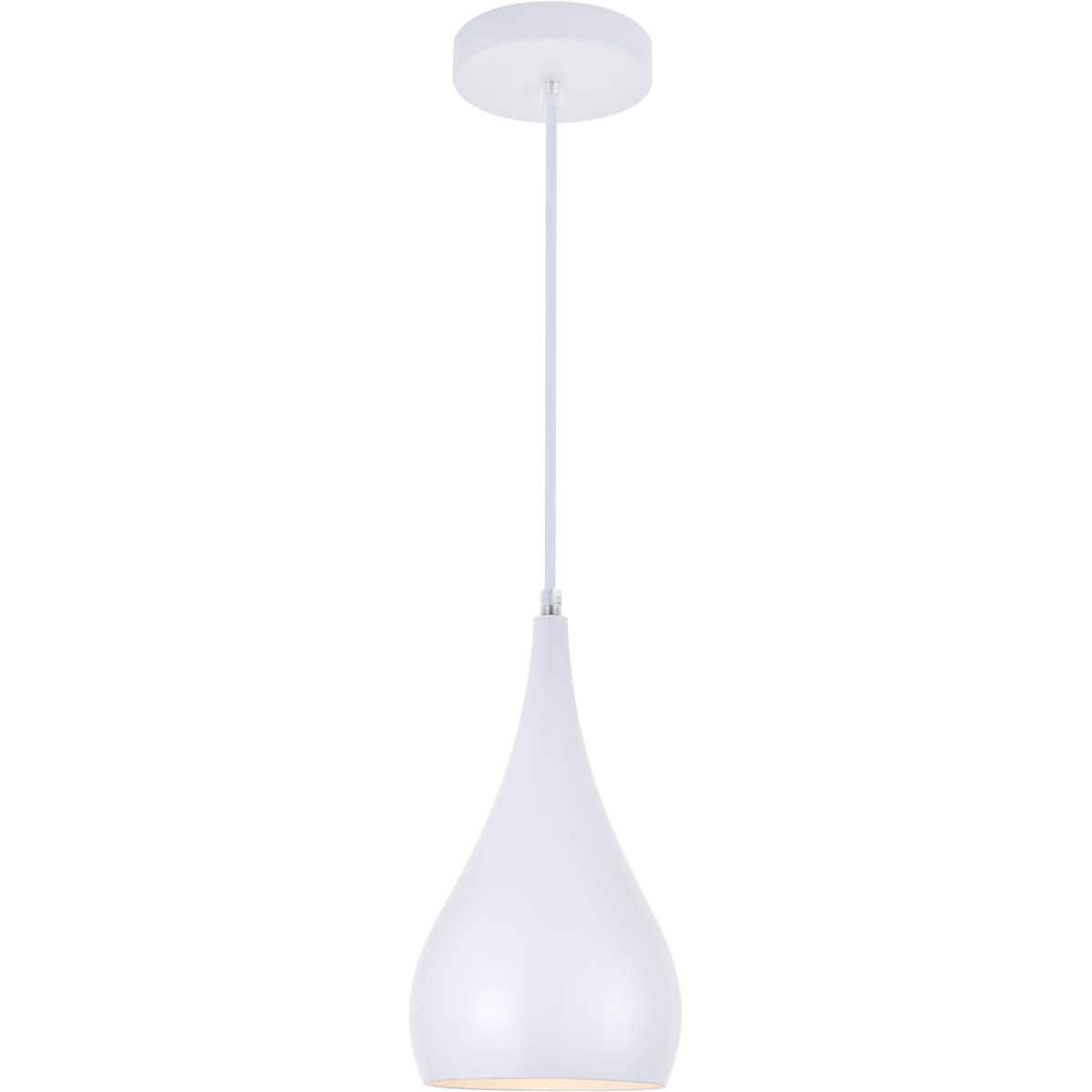 Living District - Nora 1 Light Pendant - White price history on PriceWatchPro