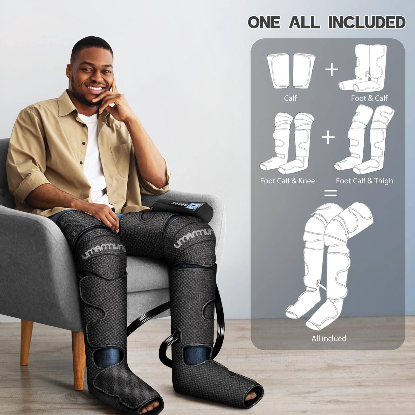 ONE ALL INCLUDED

Calf + Foot & Calf + Foot Calf & Knee + Foot Calf & Thigh = All included