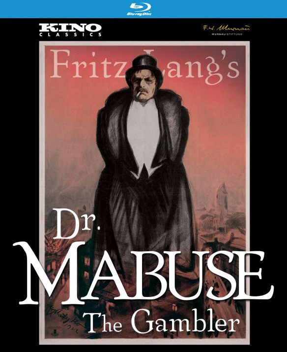 Dr. Mabuse the Gambler, Parts 1 and 2 (Blu-ray)