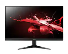 Front. Acer - Acer Nitro QG1 QG271 G 27in Full HD VA Gaming Display AMD FreeSync - Black.