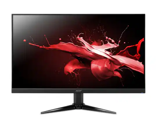 Front. Acer - Acer Nitro QG1 QG271 G 27in Full HD VA Gaming Display AMD FreeSync - Black.