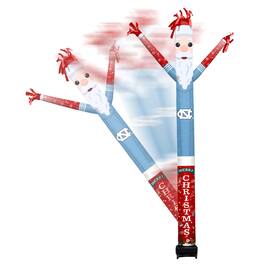 Sporticulture - North Carolina Tar Heels Santa Claus Inflatable Crazy Sports Fan - Blue