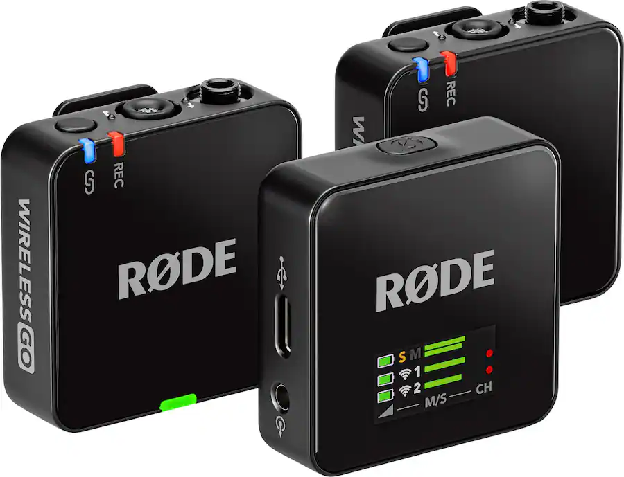 RØDE WIRELESS GO (GEN 3) Compact Wireless Microphone System Black