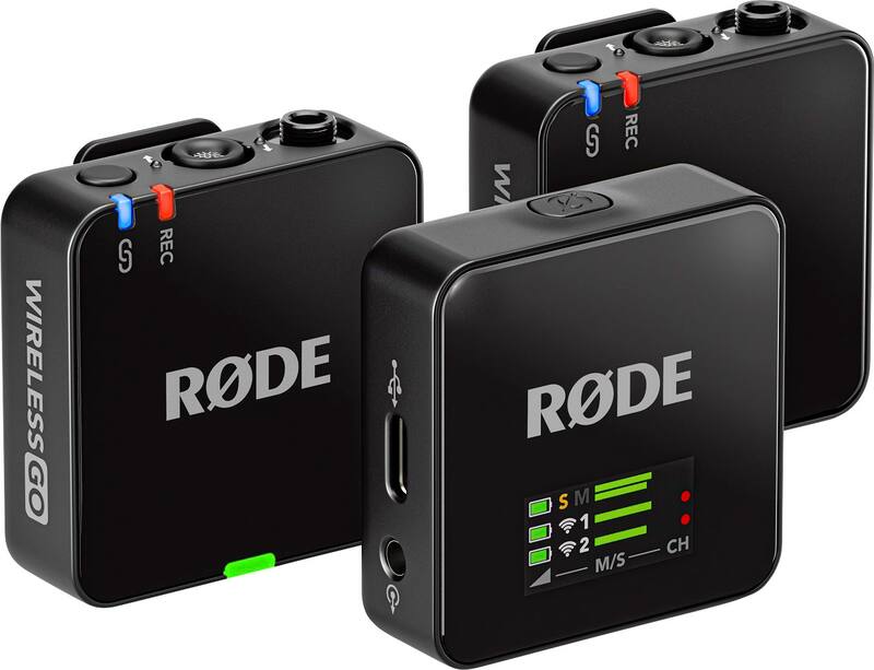 RØDE - WIRELESS GO (GEN 3) Compact Wireless Microphone System - Black