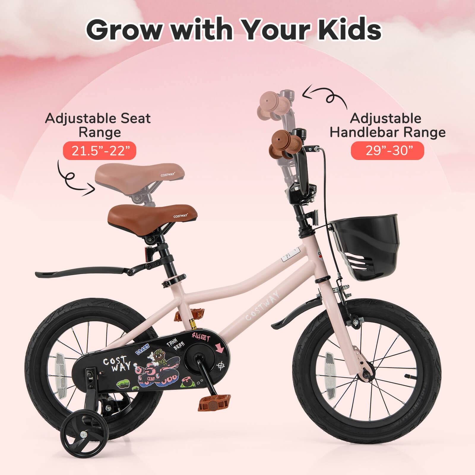 Grow with Your Kids

Adjustable Seat Range  
21.5" - 22"

Adjustable Handlebar Range  
29" - 30"