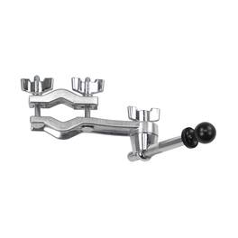 Gibraltar Hardware - Dual Adjust Stand Ball Mount, Flexible, Durable, and Adjustable with Mini-Boom Arm, Drum Hardware Parts and Accessories