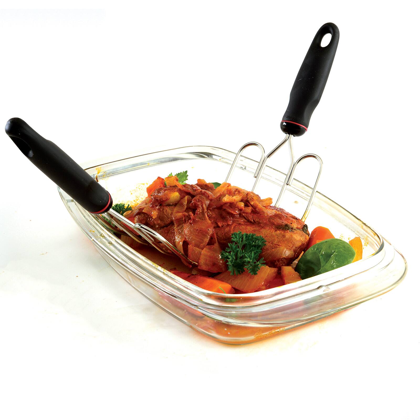 Alt View 5. Norpro - Turkey and Poultry Lifters, Set of 2, Stainless Steel - Black.