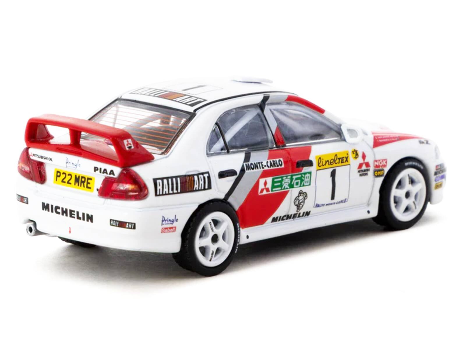 MITSUBISHI OIL Pringle PIAA P22 MRE MICHELIN BALL ART  
RALLI TRA Pringle  
B MONTE-CARLO linelTEX 1 RALLYE MICHELIN  
NGK OMP  
AZ