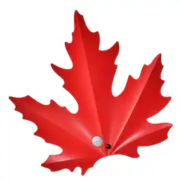 Cluzine - Maple Leaf Motion Sensor LED Wall Light, Rechargeable Remote Control Night Lamp for Bedroom, Hallway & Stairs