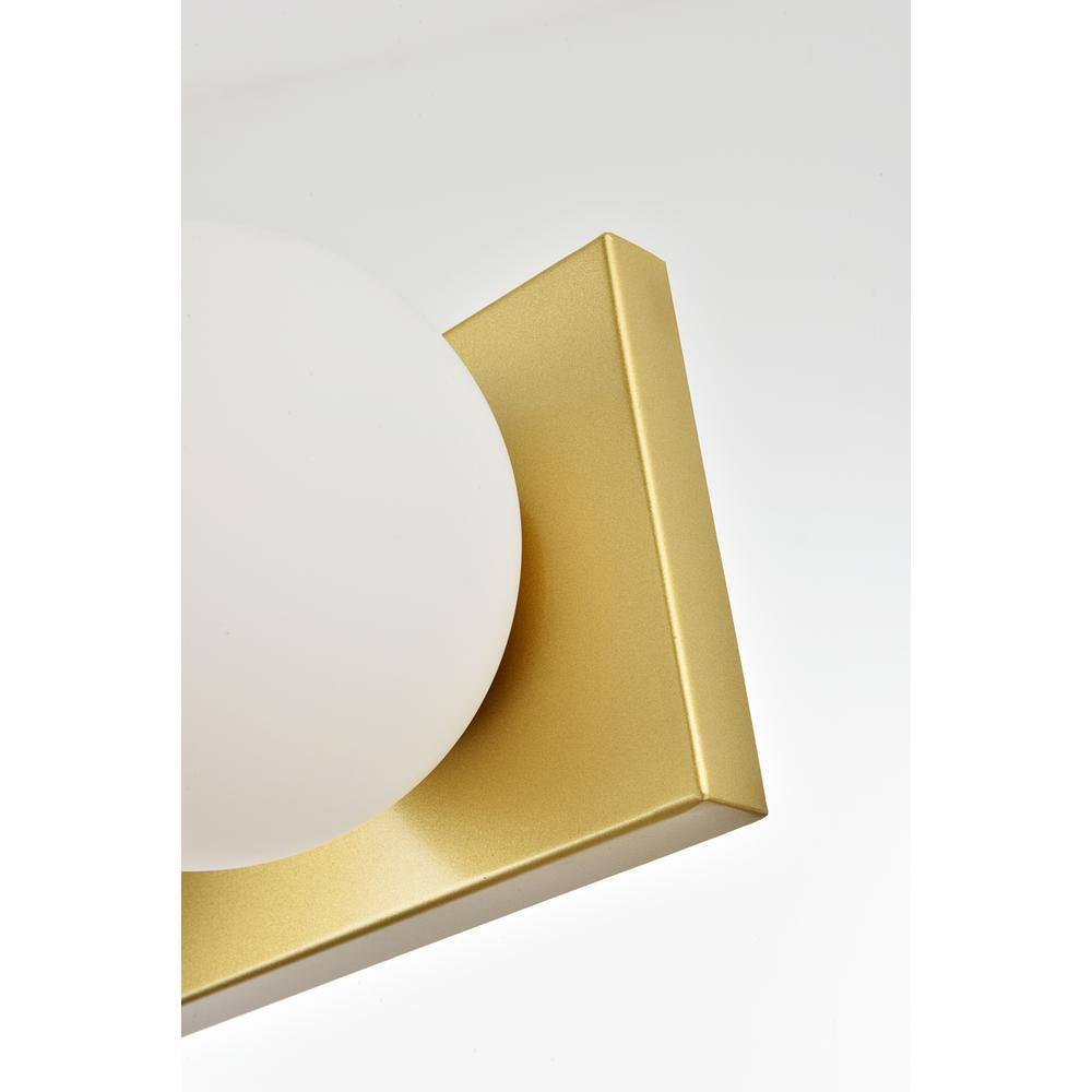 Living District - Jaylin 4 light Bath Sconce - Brass And Frosted White price history on PriceWatchPro