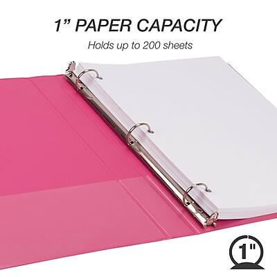 1" PAPER CAPACITY  
Holds up to 200 sheets