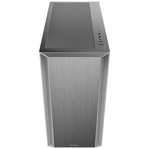 Back. Antec - P7 S, 4 PWM Fans Included, Dual Side Mesh Intake, 360 mm Top Radiator Support, Type-C 3.2 Gen 2, Mid-Tower ATX PC Case - Black.