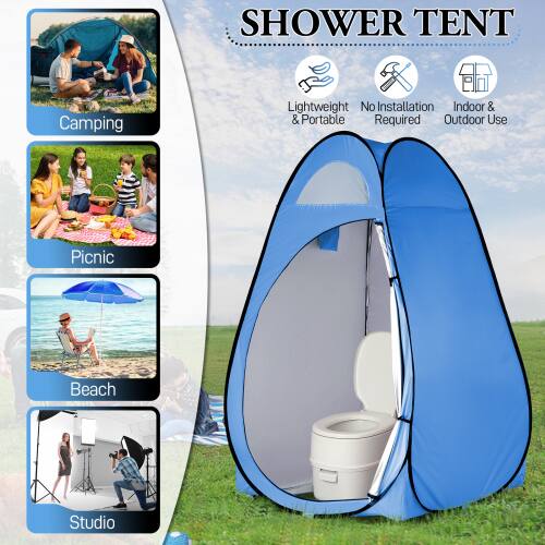 SHOWER TENT

Camping Lightweight & Portable No Installation Required Indoor & Outdoor Use Picnic Beach Studio