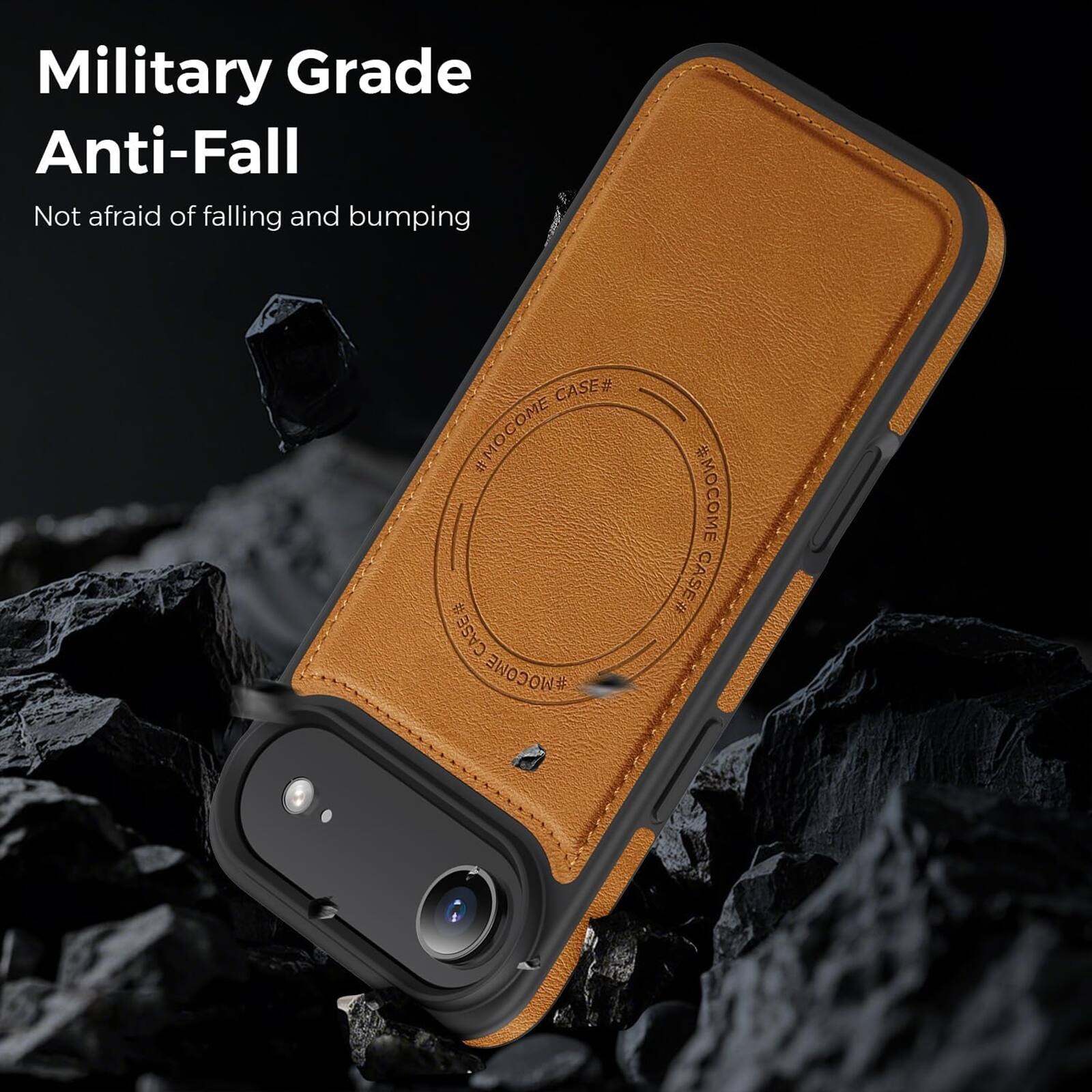 Military Grade Anti-Fall  
Not afraid of falling and bumping  
CASE# #MOCOME CASE# #WOCOWE #MOCOME CASE#