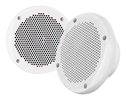 Front Standard. Fusion - 6-1/2" 2-Way Marine Speakers with Poly-Carbon Cones (Pair).