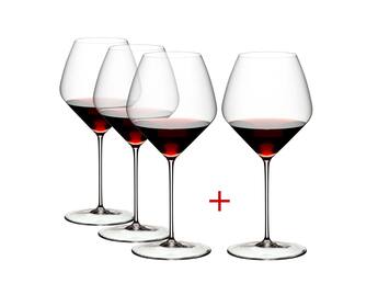 Riedel Veloce Old World Pinot Noir Wine Glass, Set of 4 Clear