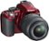 Angle Zoom. Nikon - D3100 DSLR Camera with 18-55mm VR Lens - Red.