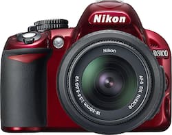 Nikon D3100 DSLR Camera with 18 55mm VR Lens Red 25486 Nikon D3100 DSLR Camera with 18 55mm VR Lens Red 25486