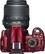 Top. Nikon - D3100 DSLR Camera with 18-55mm VR Lens - Red.