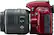 Alt View 2. Nikon - D3100 DSLR Camera with 18-55mm VR Lens - Red.