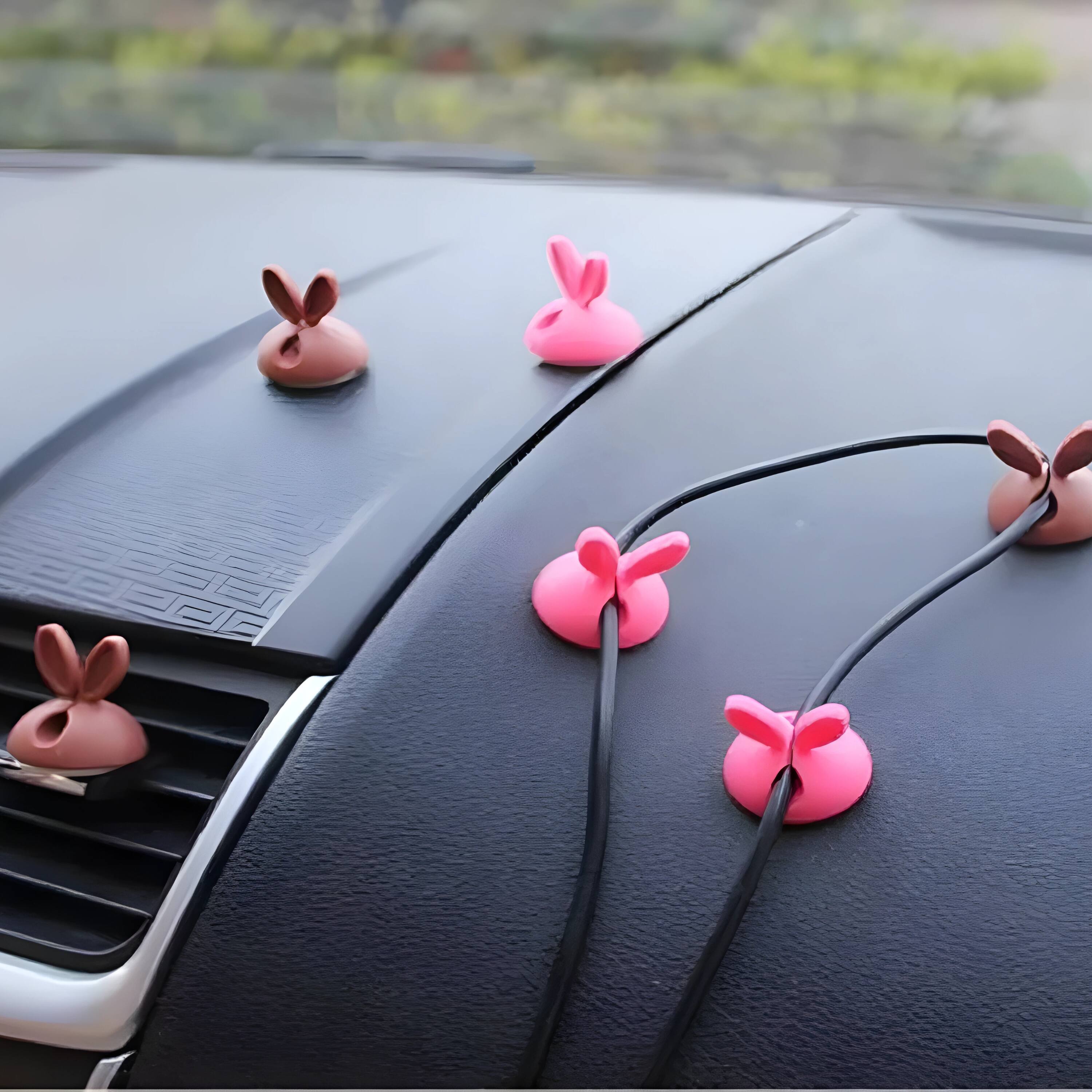 Left. Kitcheniva - Cable Reel Organizer Set Wire Holder Clips 9 Pcs - Multi.