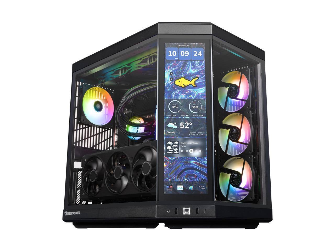 10 09 24 PM  
55% 33%  
Cloudy - 52°C  
Fluffy Night Flight  
BUYPOWER